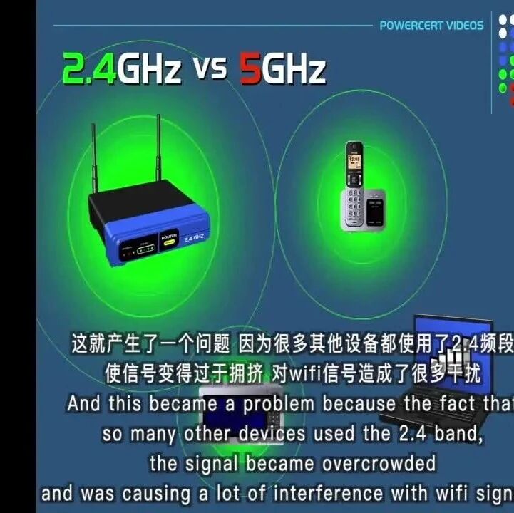 WIFI 路由器的2.4G和5G有什么区别