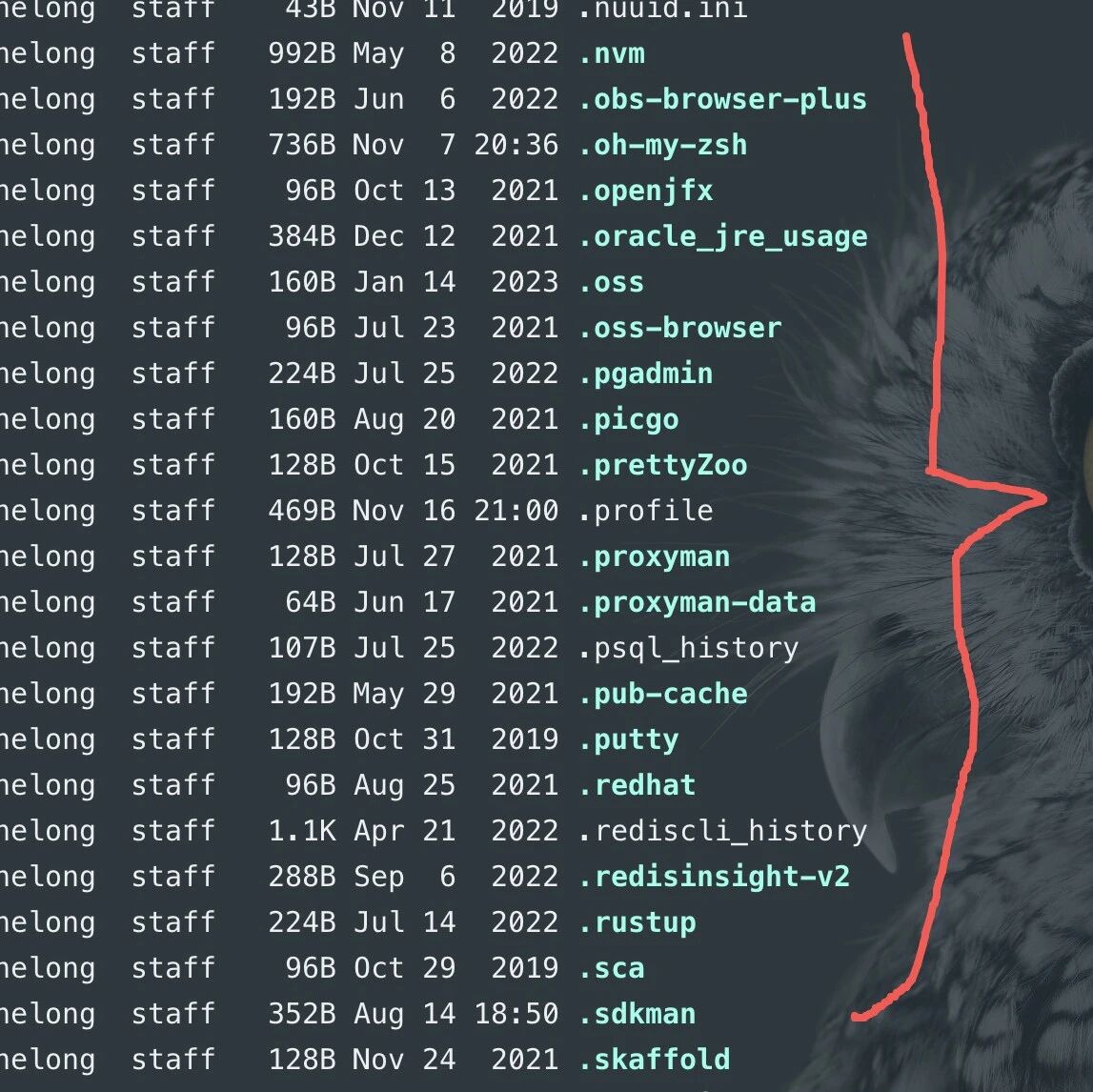用户主目录下为什么会有这么多乱七八糟的 “点开头”的文件 ？没人管管吗？